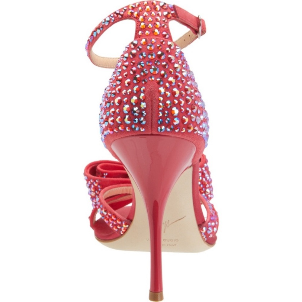 Giuseppe Zanotti Rhinestone Bow Sandals in sz 8. Store/floor display. - Picture 3 of 14